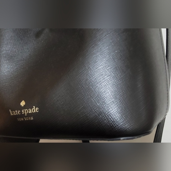 Kate Spade Leather Sadie Bucket Bag Crossbody Black - Picture 6 of 7